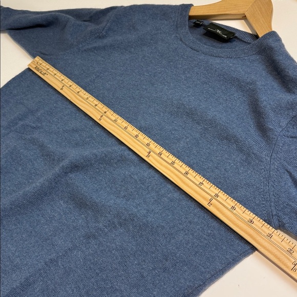 Rodd & Gunn Denim Blue Knit Wool/Cashmere Top Large - Picture 4 of 6